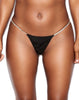 Adjustable Sides Rhinestone Thong, Eclipse - Less Is Amor