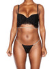 Soft Cup Rhinestone Lace Bra, Eclipse - Less Is Amor