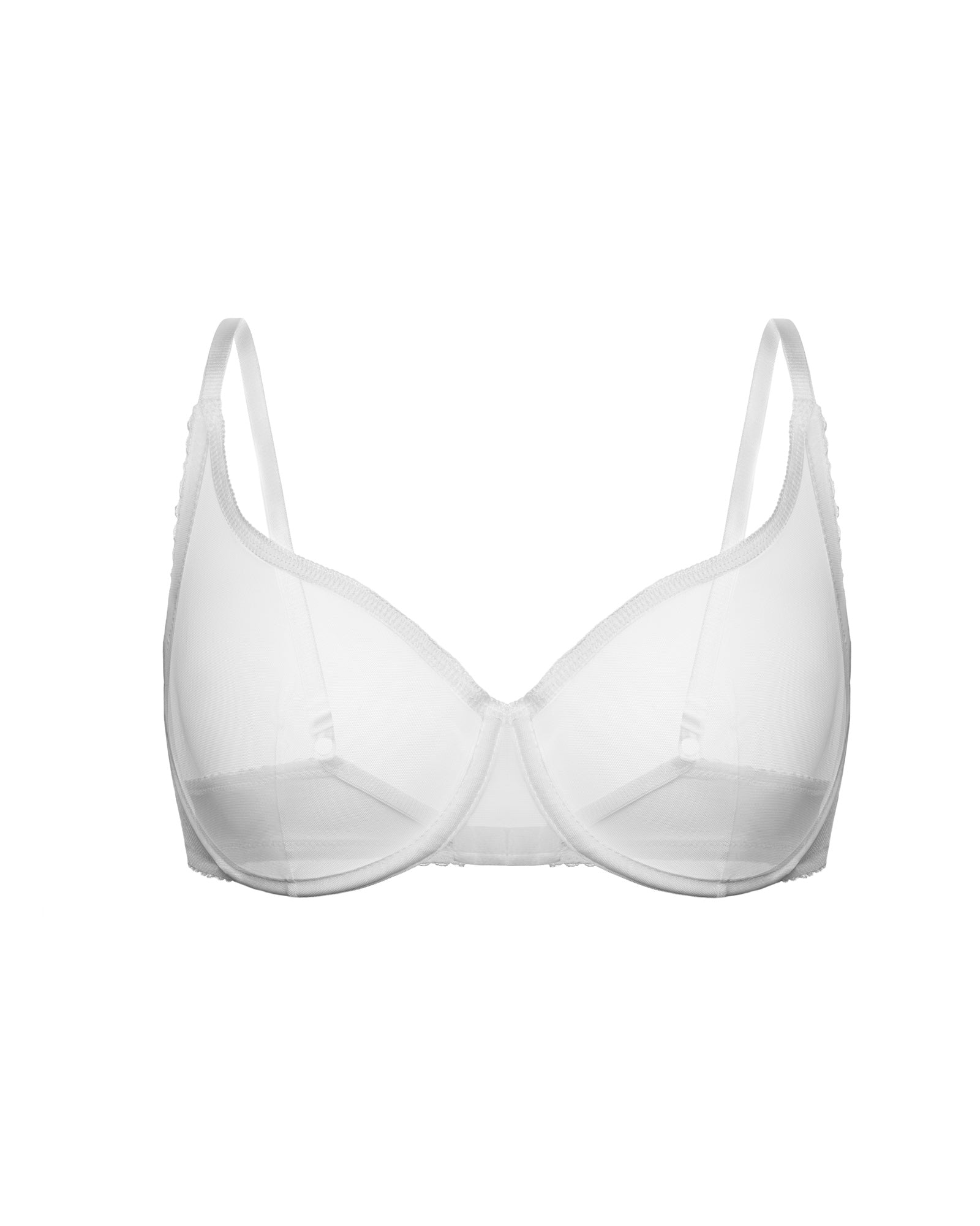 Gomeisa Sheer Mesh Bra With Soft Cup