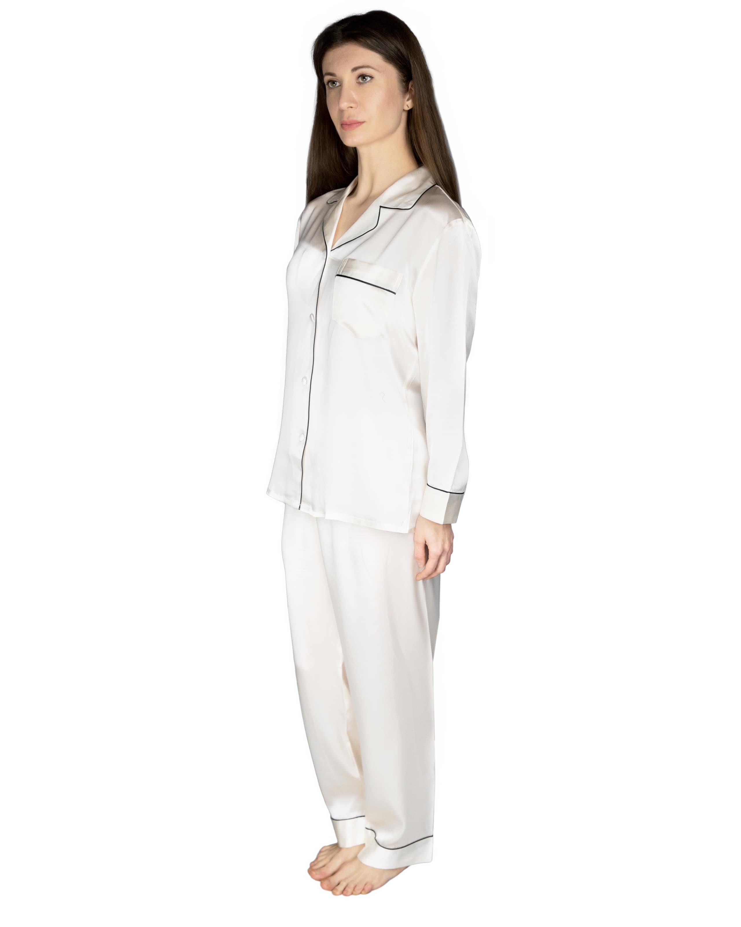 100% Silk Pajama Set, Maia