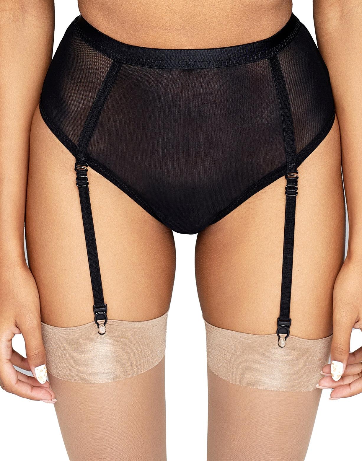 High Waisted Thong Underwear | Sheer Panties | Less Is Amor