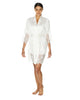 Bridal Silk Robe | Lace Trim Robe | Less Is Amor